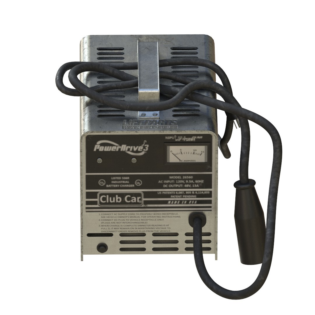 26580 48V PowerDrive 3 Charger for Club Car - Lift Parts Warehouse